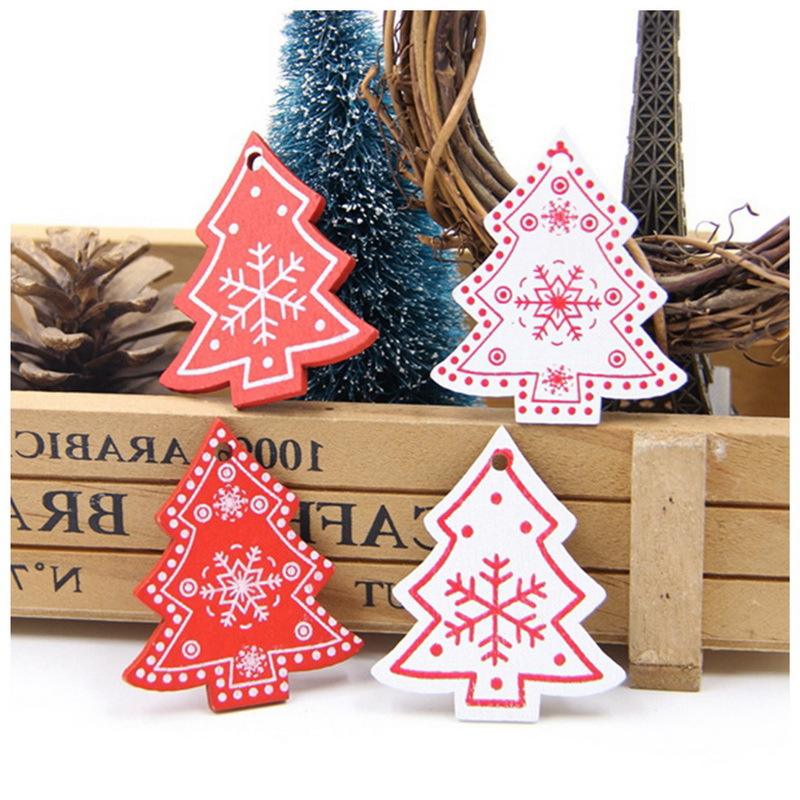 Regalos de Navidad de madera Decoraciones interiores Colgante para el hogar Decoración de Navidad DIY